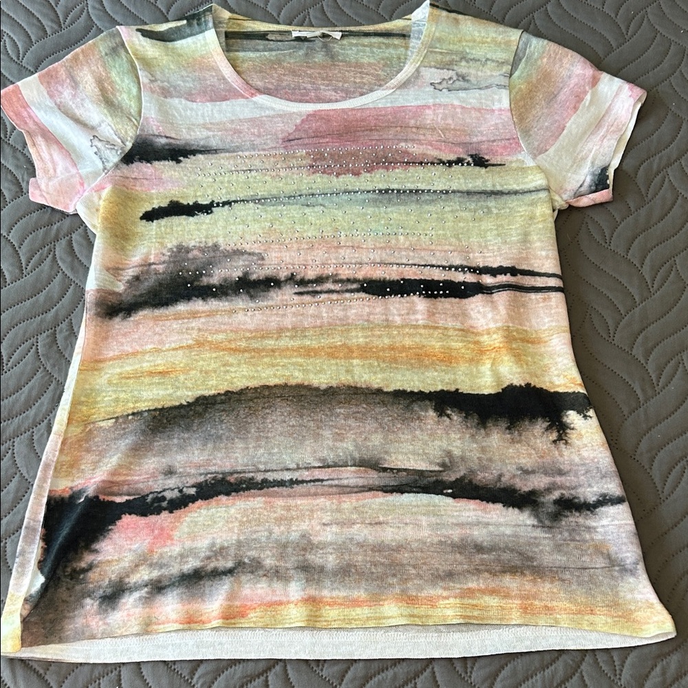 EUC - Milano Embellished Brushstroke Tee